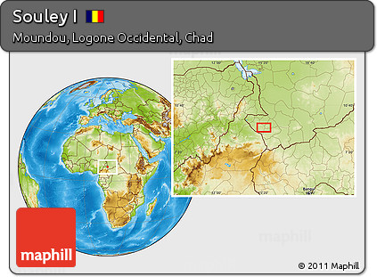 Physical Location Map of Souley I