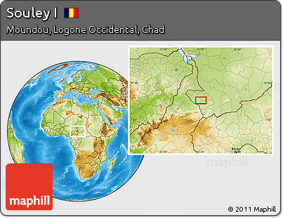 Physical Location Map of Souley I