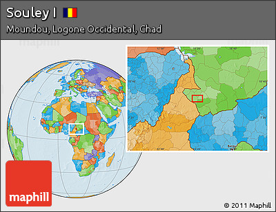Political Location Map of Souley I