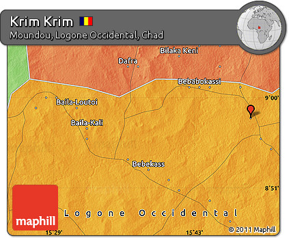 Political Map of Krim Krim