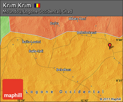 Political Map of Krim Krim