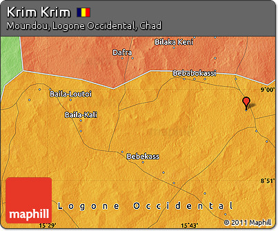 Political Map of Krim Krim