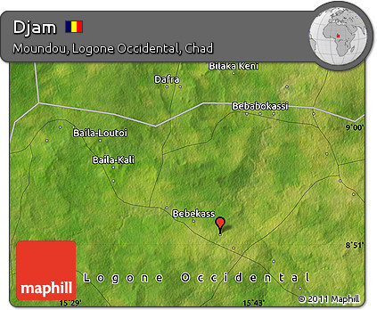 Satellite Map of Djam