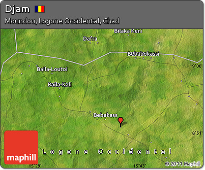 Satellite Map of Djam