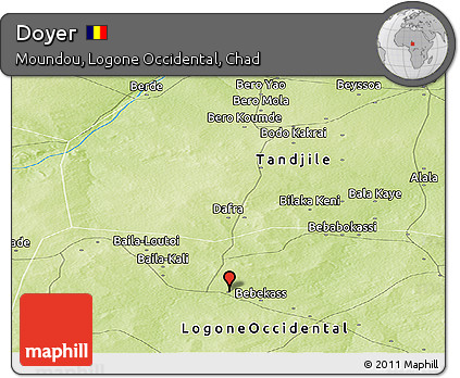 Physical Panoramic Map of Doyer
