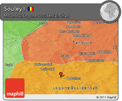 Political Panoramic Map of Souley I