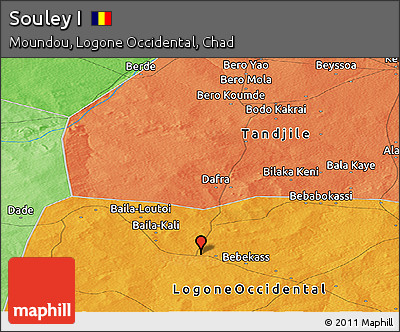 Political Panoramic Map of Souley I