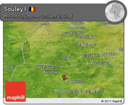 Satellite Panoramic Map of Souley I