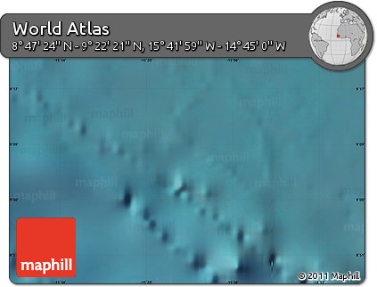 Satellite Map of the Area around 9° 4' 52" N, 15° 13' 29" W