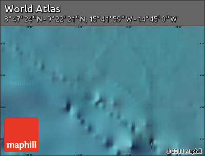 Satellite Map of the Area around 9° 4' 52" N, 15° 13' 29" W