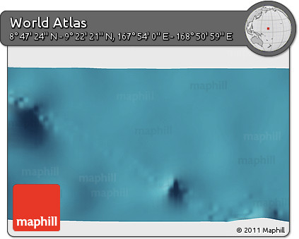 Satellite 3D Map of the Area around 9° 4' 52" N, 168° 22' 30" E
