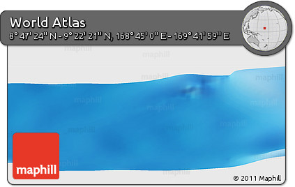 Physical Panoramic Map of the Area around 9° 4' 52" N, 169° 13' 29" E
