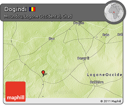 Physical 3D Map of Dogindi