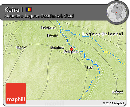 Physical 3D Map of Kaïra I
