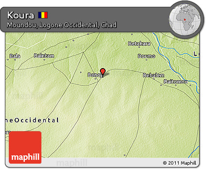 Physical 3D Map of Koura
