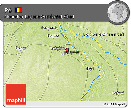 Physical 3D Map of Pé