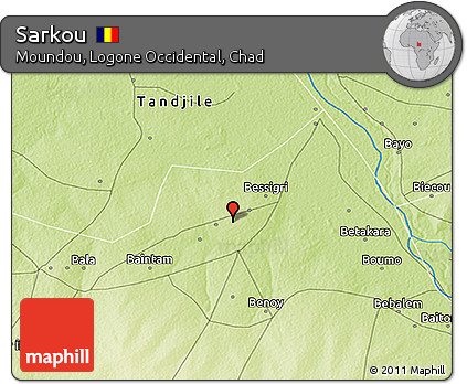 Physical 3D Map of Sarkou