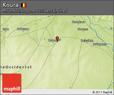 Physical 3D Map of Koura