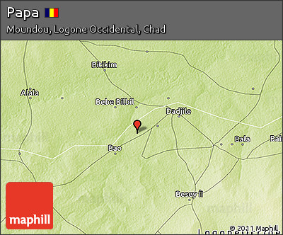 Physical 3D Map of Papa