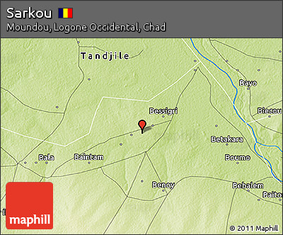 Physical 3D Map of Sarkou