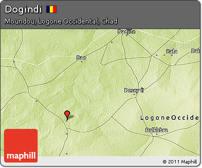 Physical 3D Map of Dogindi
