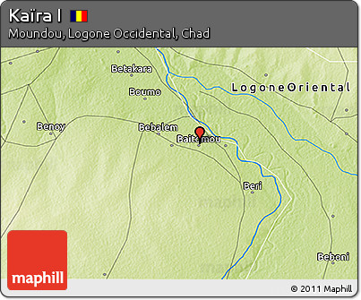 Physical 3D Map of Kaïra I