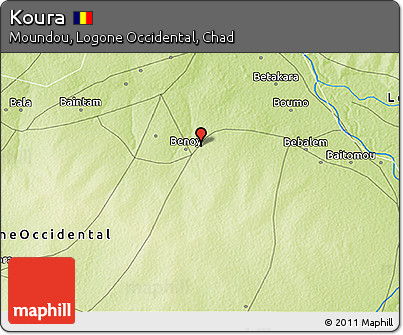 Physical 3D Map of Koura
