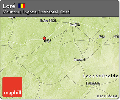 Physical 3D Map of Loré