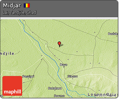 Physical 3D Map of Midjar