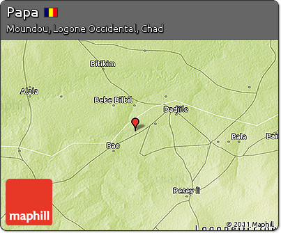 Physical 3D Map of Papa