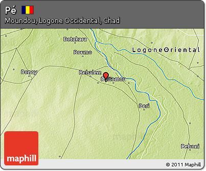 Physical 3D Map of Pé