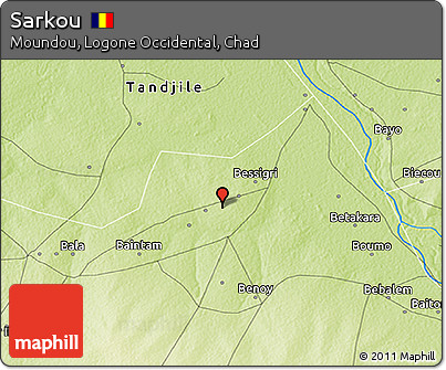 Physical 3D Map of Sarkou
