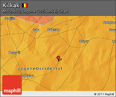 Political 3D Map of Kilkak