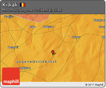 Political 3D Map of Kilkak