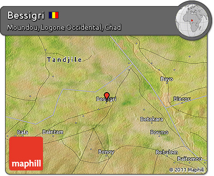Satellite 3D Map of Bessigri