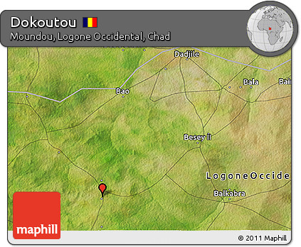 Satellite 3D Map of Dokoutou