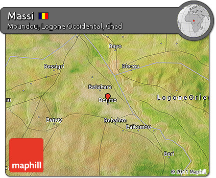 Satellite 3D Map of Massi