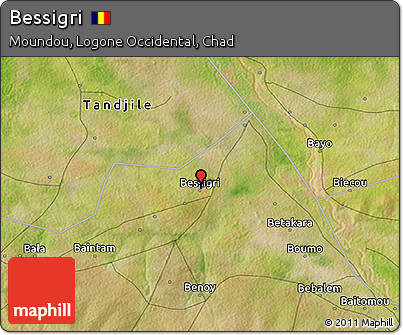 Satellite 3D Map of Bessigri