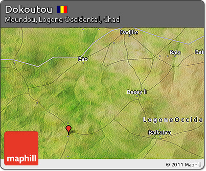 Satellite 3D Map of Dokoutou