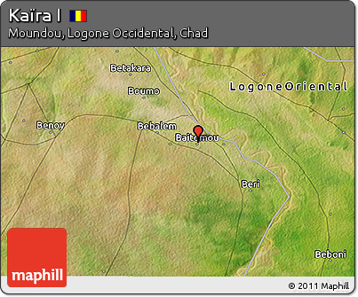 Satellite 3D Map of Kaïra I
