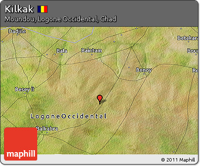 Satellite 3D Map of Kilkak
