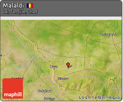 Satellite 3D Map of Malaldi