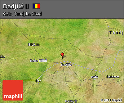Satellite 3D Map of Dadjilé II