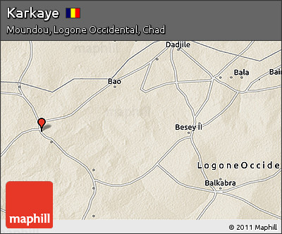 Shaded Relief 3D Map of Karkaye