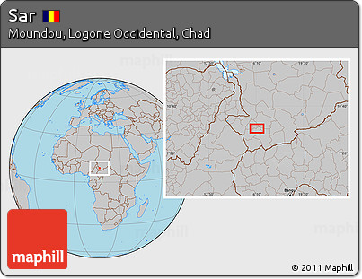 Gray Location Map of Sar