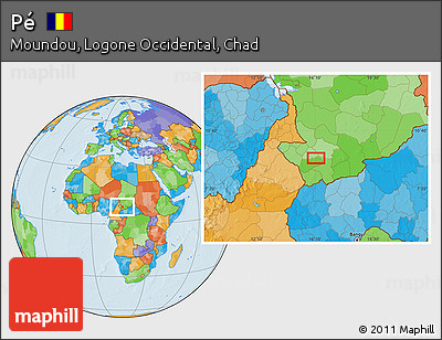 Political Location Map of Pé