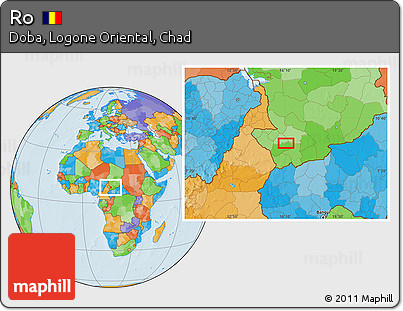 Political Location Map of Ro