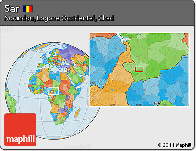 Political Location Map of Sar
