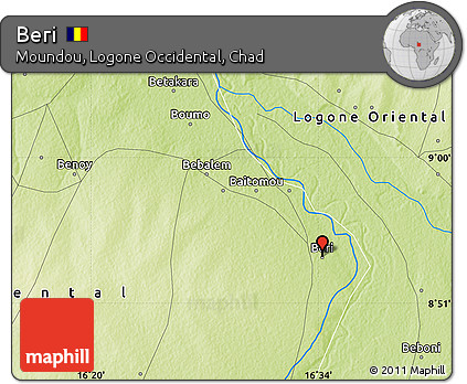 Physical Map of Beri