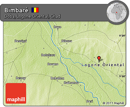 Physical Map of Bimbaré
